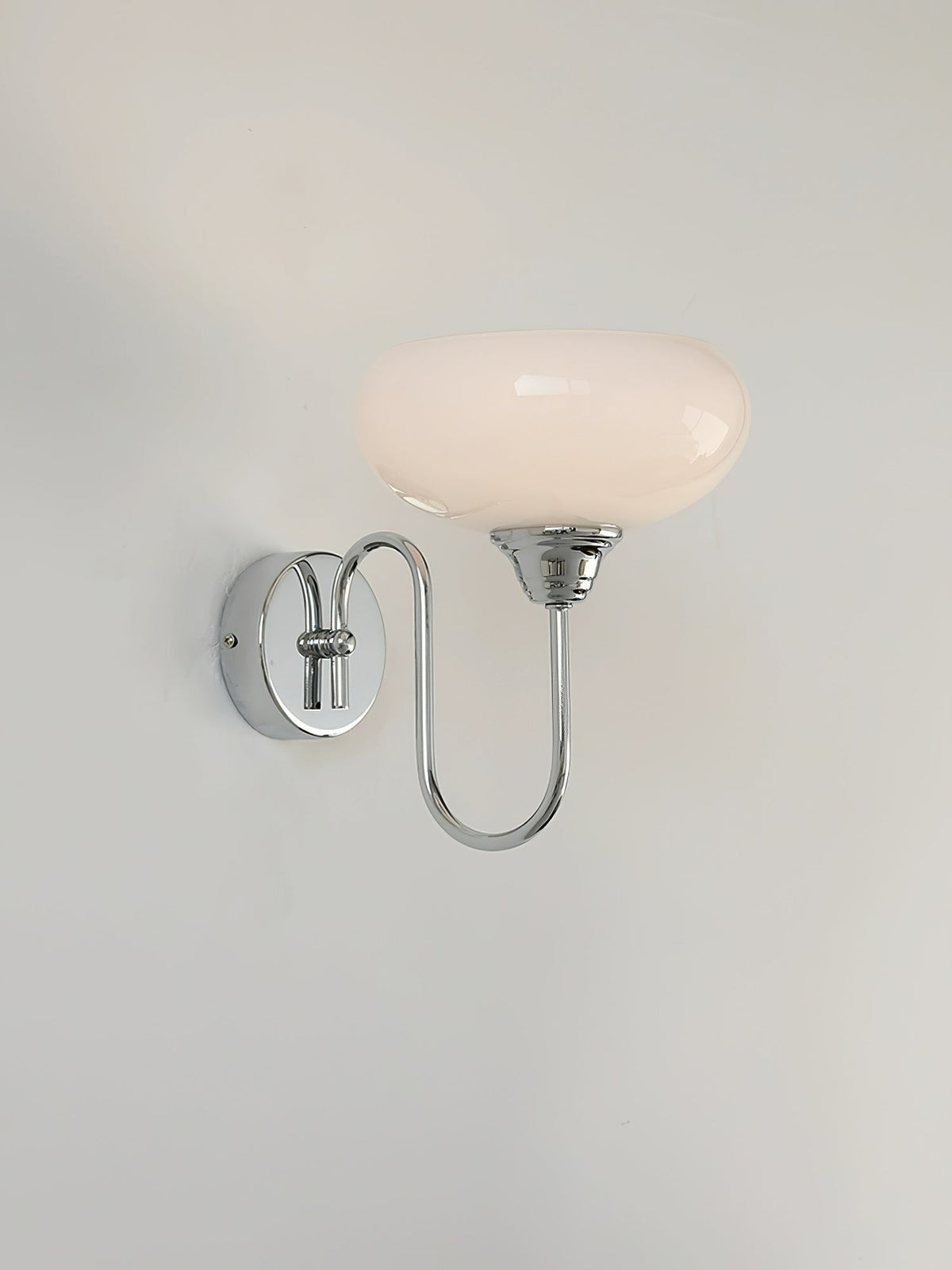 Glass Wall Sconce with Brass or Chrome Finish - view 24