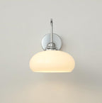 Glass Wall Sconce with Brass or Chrome Finish - view 27