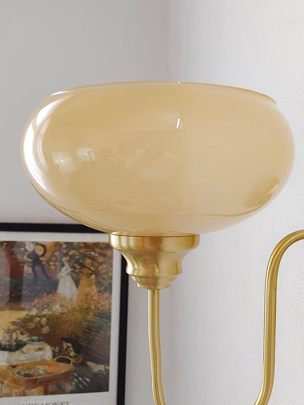 Glass Wall Sconce with Brass or Chrome Finish - view 29