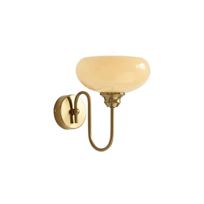 Glass Wall Sconce with Brass or Chrome Finish - view 31