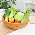 Shallow Woven Oval Basket – product image 3