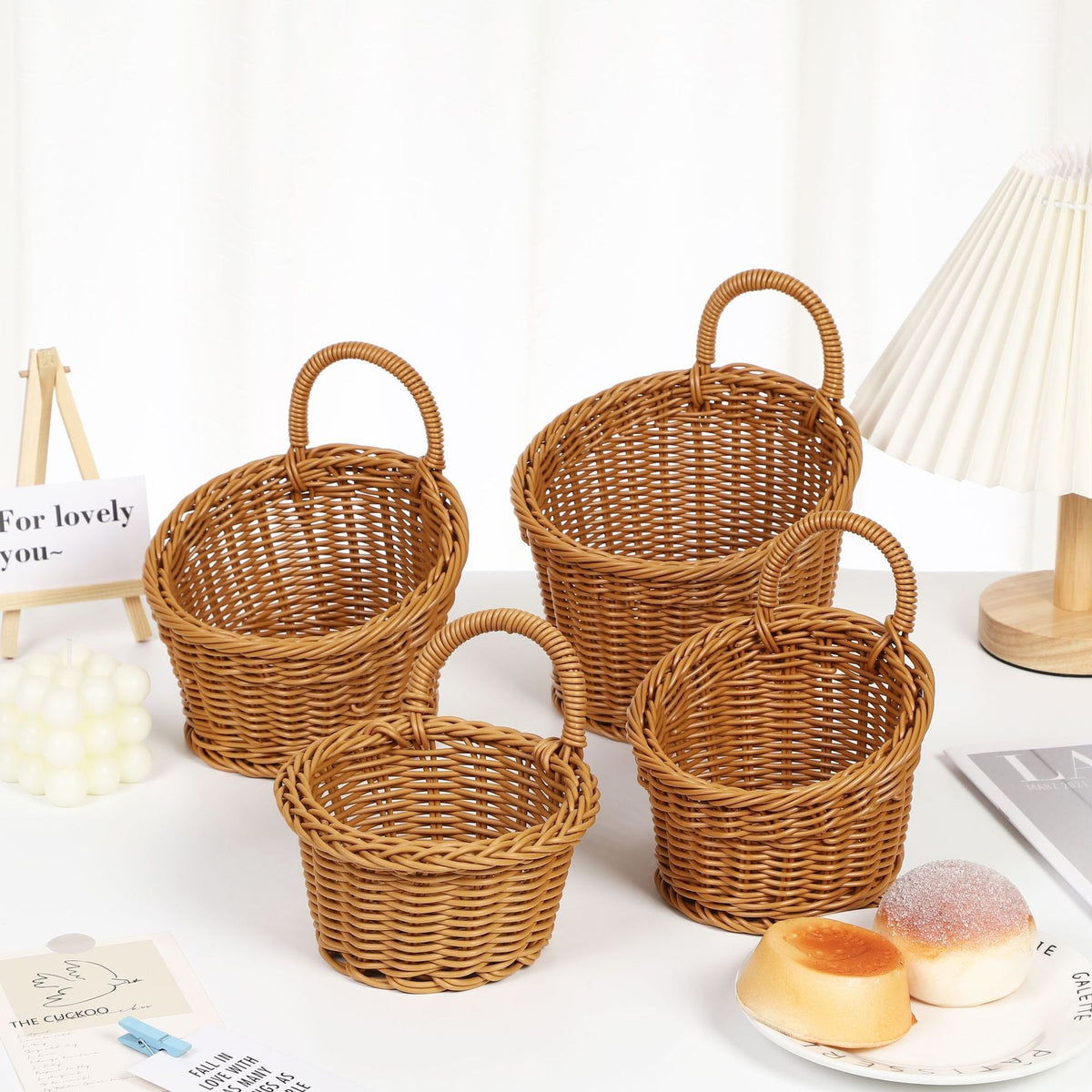 Small Wicker Baskets, Assorted Shapes – product image 1