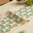Floral Print Fringed Table Runner – product image 4