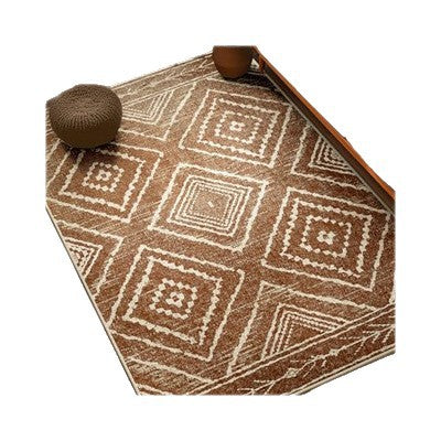 Soft Geometric Pattern Area Rug for Living Spaces - product view 1