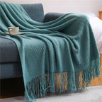 Fringed Knit Throw Blanket – product image 7