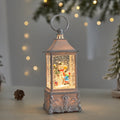 Musical Snow Globe Lantern, USB or Battery Powered, 21 cm - product view 1