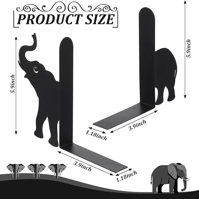 Decorative Animal Silhouette Bookends – product image 20