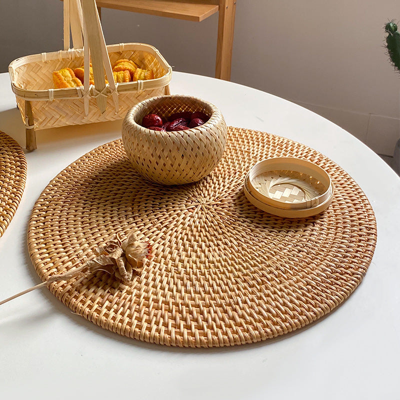 Woven Round Coasters and Table Mats – product image 1