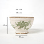 Floral Pedestal and Bowl Planters – product image 13