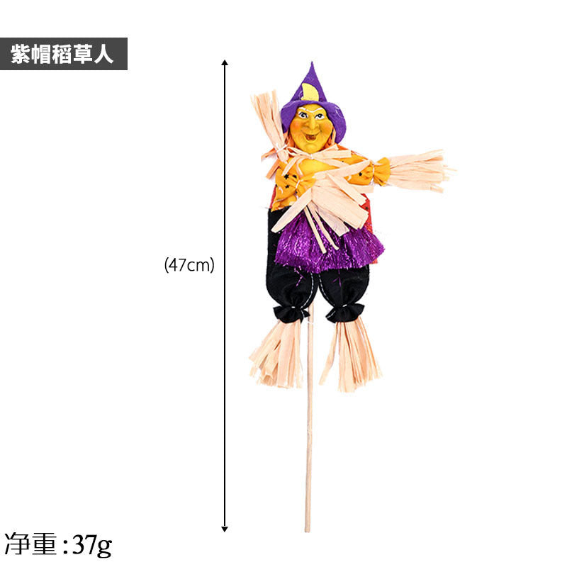 Witch Doll Halloween Decoration with Pointed Hat, 47 cm - product view 7