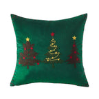 Embroidered Christmas Tree Pillow Cover, 45.01 × 45.01 cm - product view 4