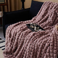 Chunky Textured Plush Throw Blanket – product image 6