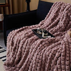 Chunky Textured Plush Throw Blanket – product image 6