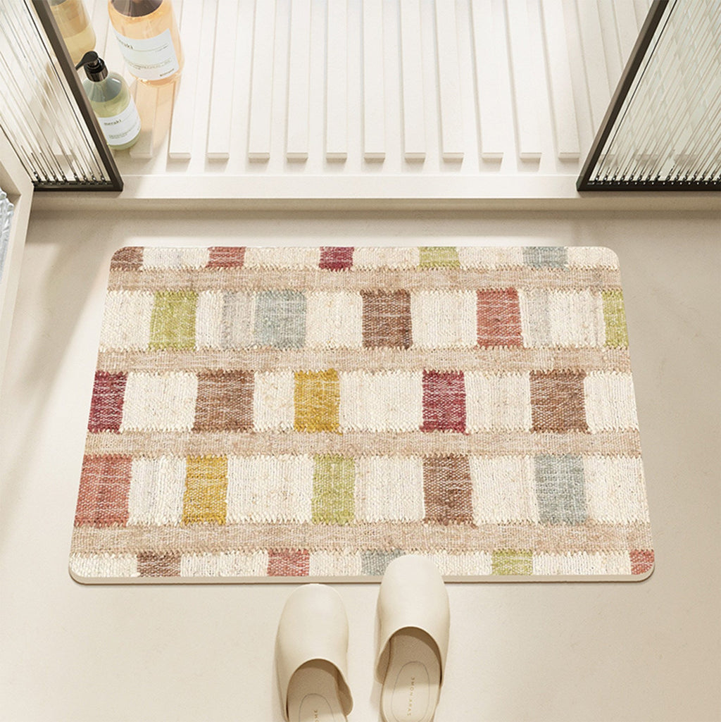 Textured Absorbent Bath Mat, Machine Washable - product view 1