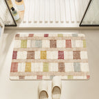 Textured Absorbent Bath Mat, Machine Washable - product view 1