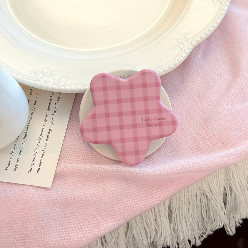 Scalloped Gingham Drink Coaster – product image 3