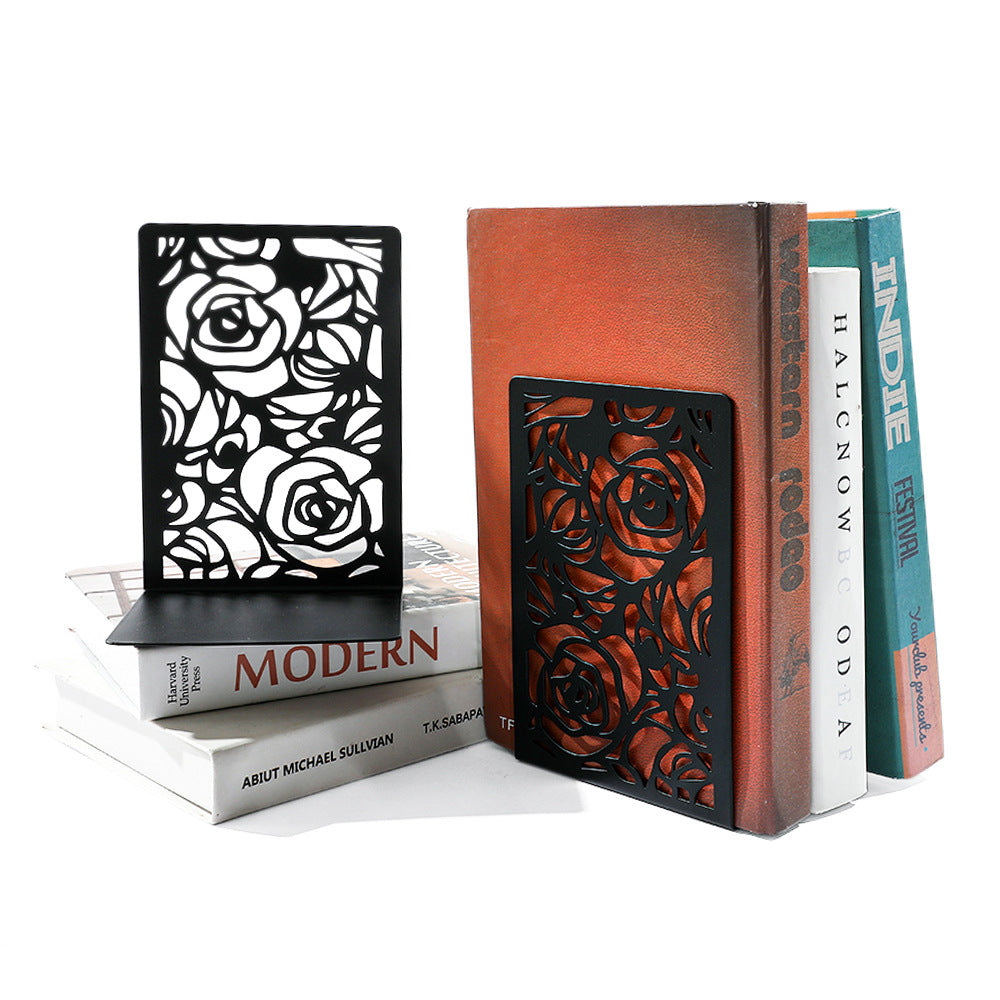 Botanical Cutout Metal Bookends – product image 2