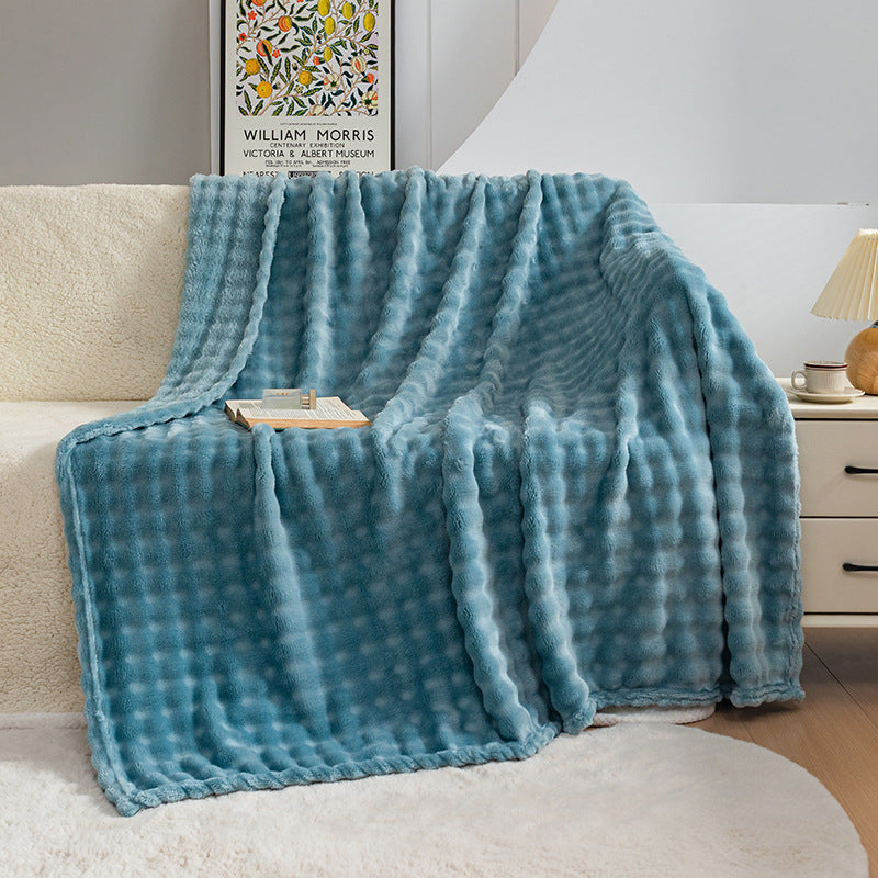 Soft Ribbed Plush Throw Blanket – product image 12