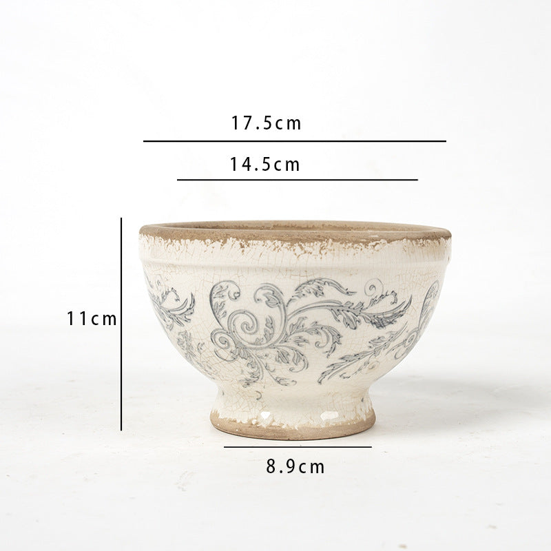 Floral Pedestal and Bowl Planters – product image 17
