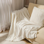 Textured Plush Throw Blanket – product image 4