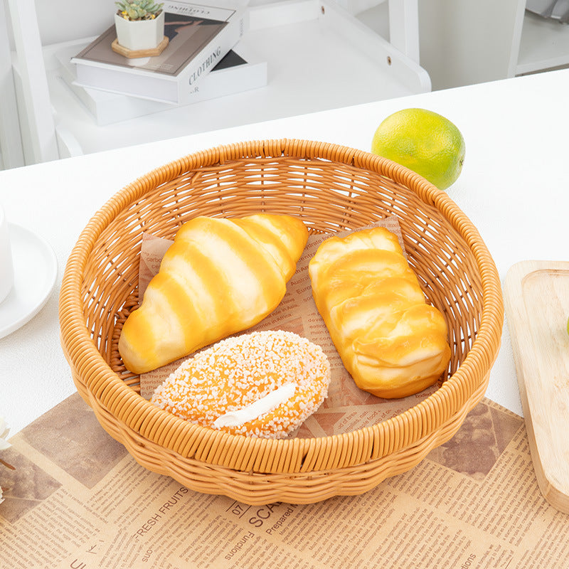 Shallow Woven Oval Basket – product image 2