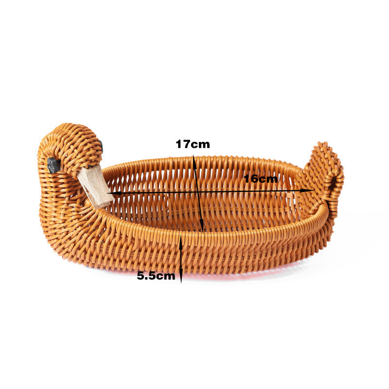 Animal Design Woven Basket – product image 5
