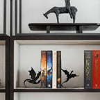 Dragon Silhouette Metal Bookends – product image 4