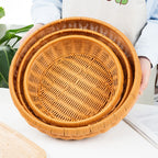 Shallow Woven Oval Basket – product image 4