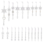 Crystal Snowflake Hanging Christmas Ornaments - product view 5