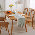 Patterned Fringe Table Runner – product image 6