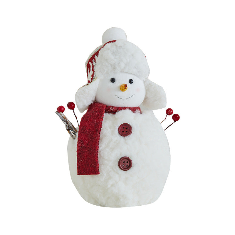 Plush Snowman Christmas Decoration, 20 cm - product view 1