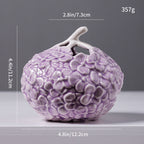 Floral Texture Ceramic Bud Vase – product image 3