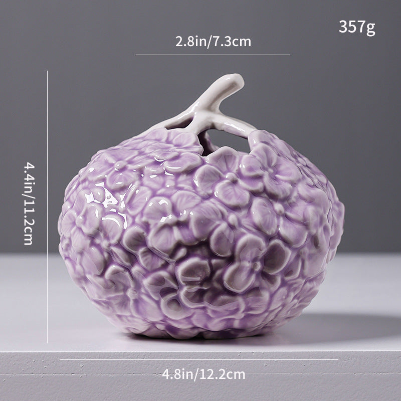 Floral Texture Ceramic Bud Vase – product image 3