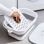 Collapsible Laundry Basin with Washboard – product image 1