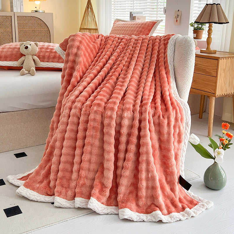 Soft Ribbed Plush Throw Blanket – product image 18