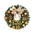 Merry Christmas Wreath with Baubles and Snowflakes, 50 cm - product view 1