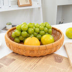 Shallow Woven Oval Basket – product image 1