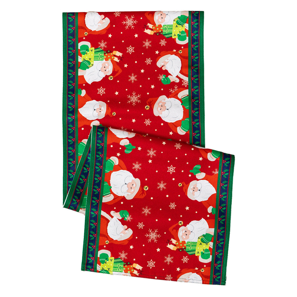 Christmas Table Runner, Reindeer, Santa & Winter Designs - product view 6