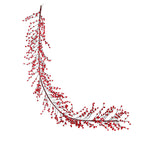 Red Berry Branch Christmas Garland, 1.8 m - product view 1