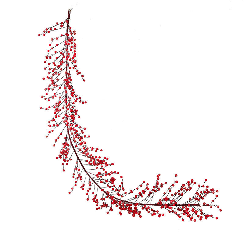 Red Berry Branch Christmas Garland, 1.8 m - product view 1