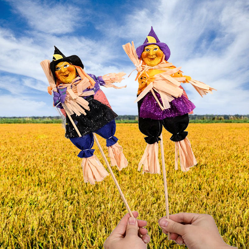 Witch Doll Halloween Decoration with Pointed Hat, 47 cm - product view 3