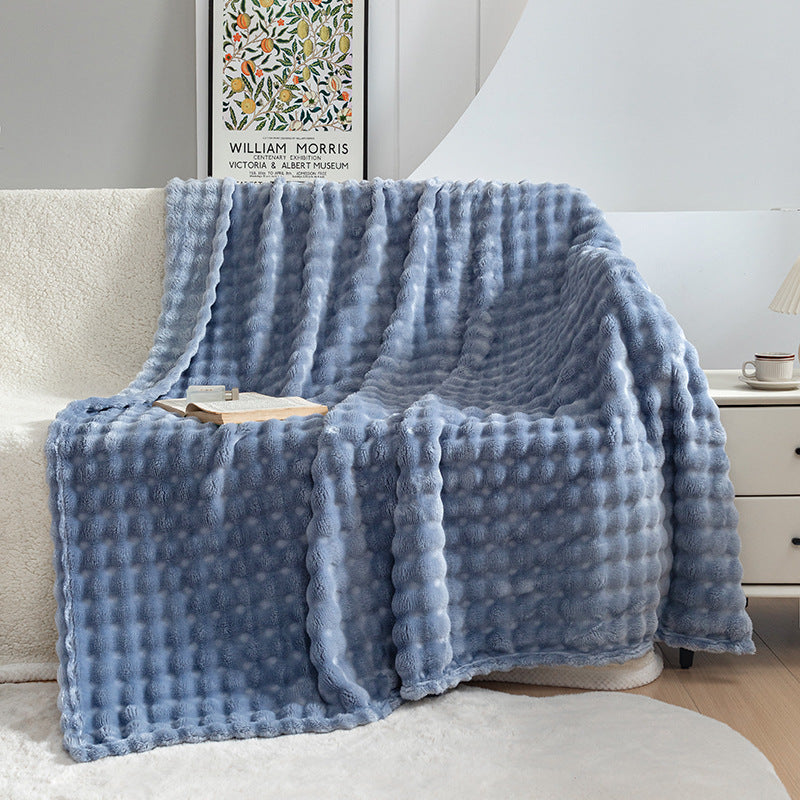 Soft Ribbed Plush Throw Blanket – product image 9