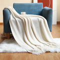 Fringed Knit Throw Blanket – product image 3