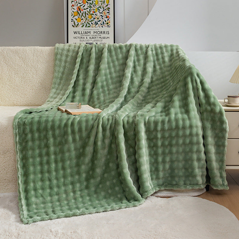 Soft Ribbed Plush Throw Blanket – product image 10