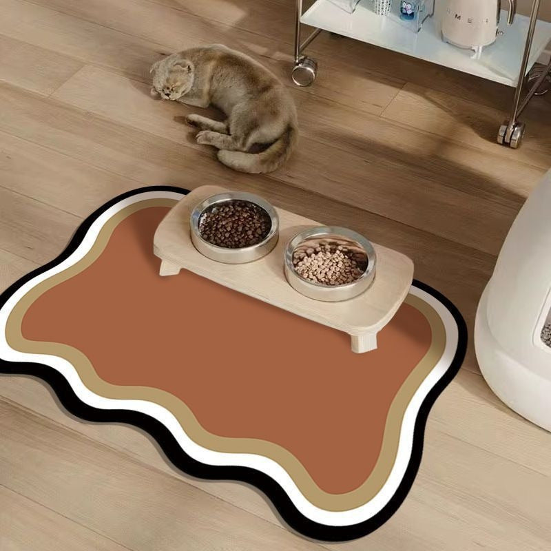 Waterproof Pet Feeding Mat with Non-Slip Base - product view 3