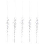 Frosted Icicle Christmas Ornament Set, 15 cm - product view 6