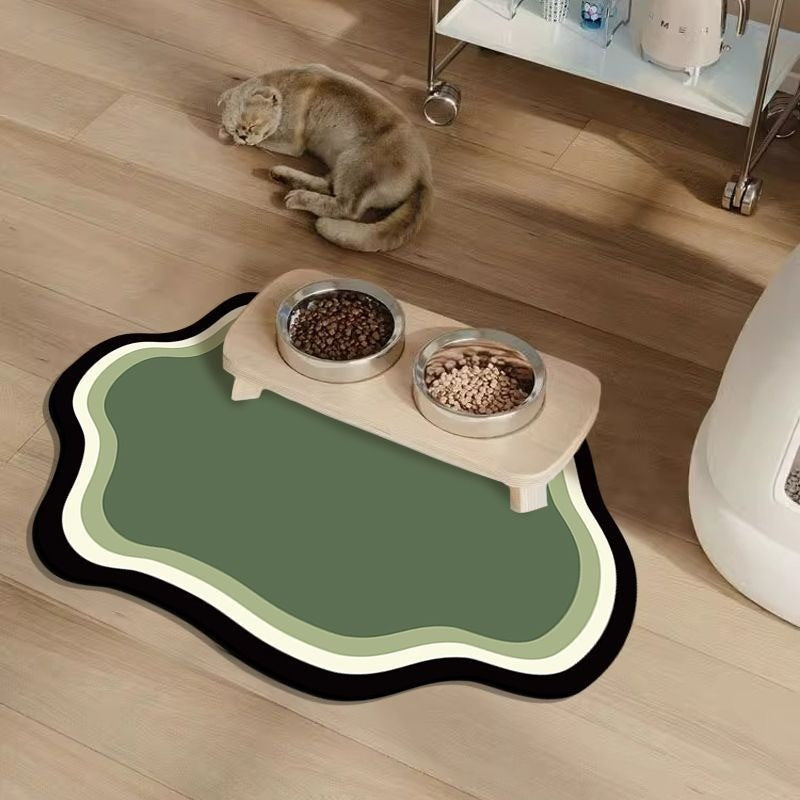 Waterproof Pet Feeding Mat with Non-Slip Base - product view 6