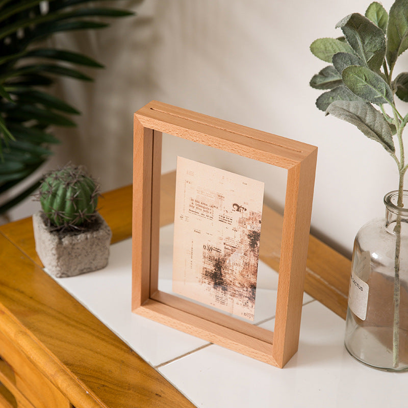 Minimalist Wooden Photo Frame – product image 1