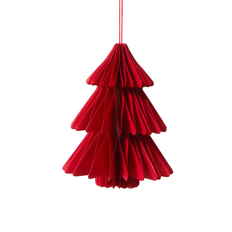 3D Honeycomb Paper Christmas Ornament, 10 cm - product view 1
