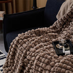 Chunky Textured Plush Throw Blanket – product image 7